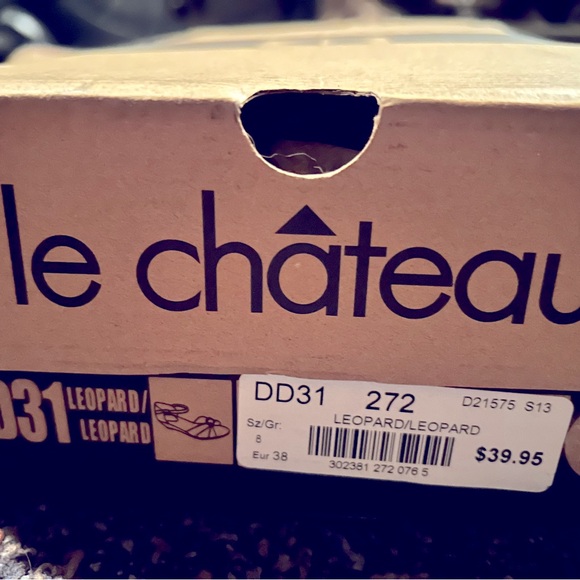 Wild Cat Leopard Platform Espadrille Heels New In Box 8 EUR 38 Purple Mahogany M - Picture 7 of 7